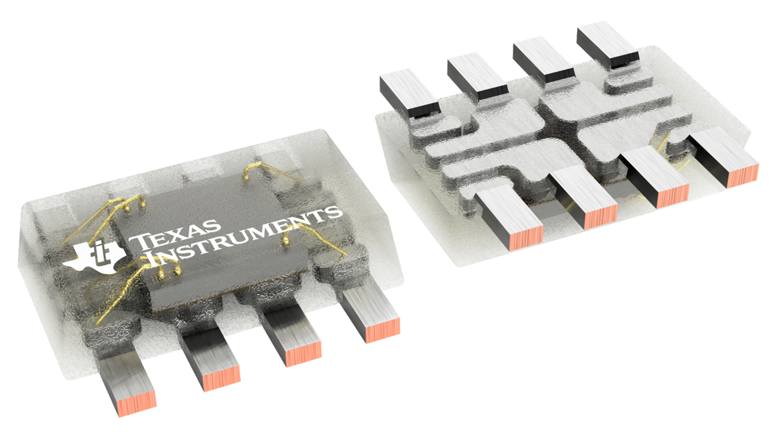  OPT4041 SOT 封裝尺寸為 2.1mm x 1.9mm x 0.6mm