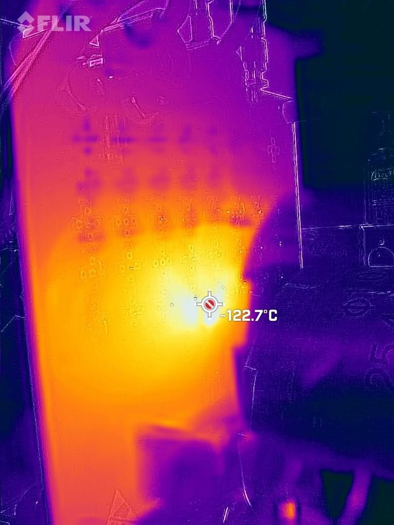 TMUX582F-SEP TMUX582F-SEP Thermal Image for SEL