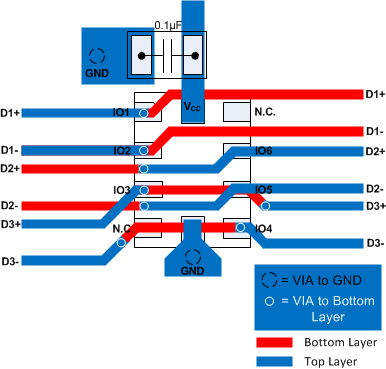 TPD6E001 TPD6E001_Layout.gif