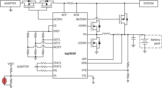 bq24630 Simplified Schematic bq24630 drawing_slus894.gif