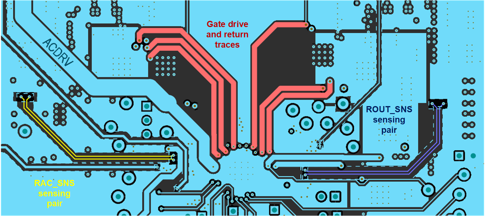 BQ25751 PCB Layout Gate Drive and Current Sensing Signal Layer Routing