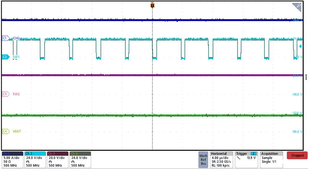 BQ25751 Buck
                        Switching Waveform