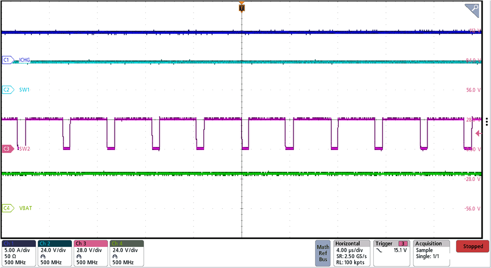 BQ25751 Boost
                        Switching Waveform