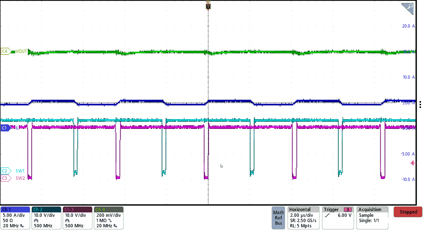 BQ25858-Q1 BQ25858B-Q1 Buck-Boost Switching Waveform