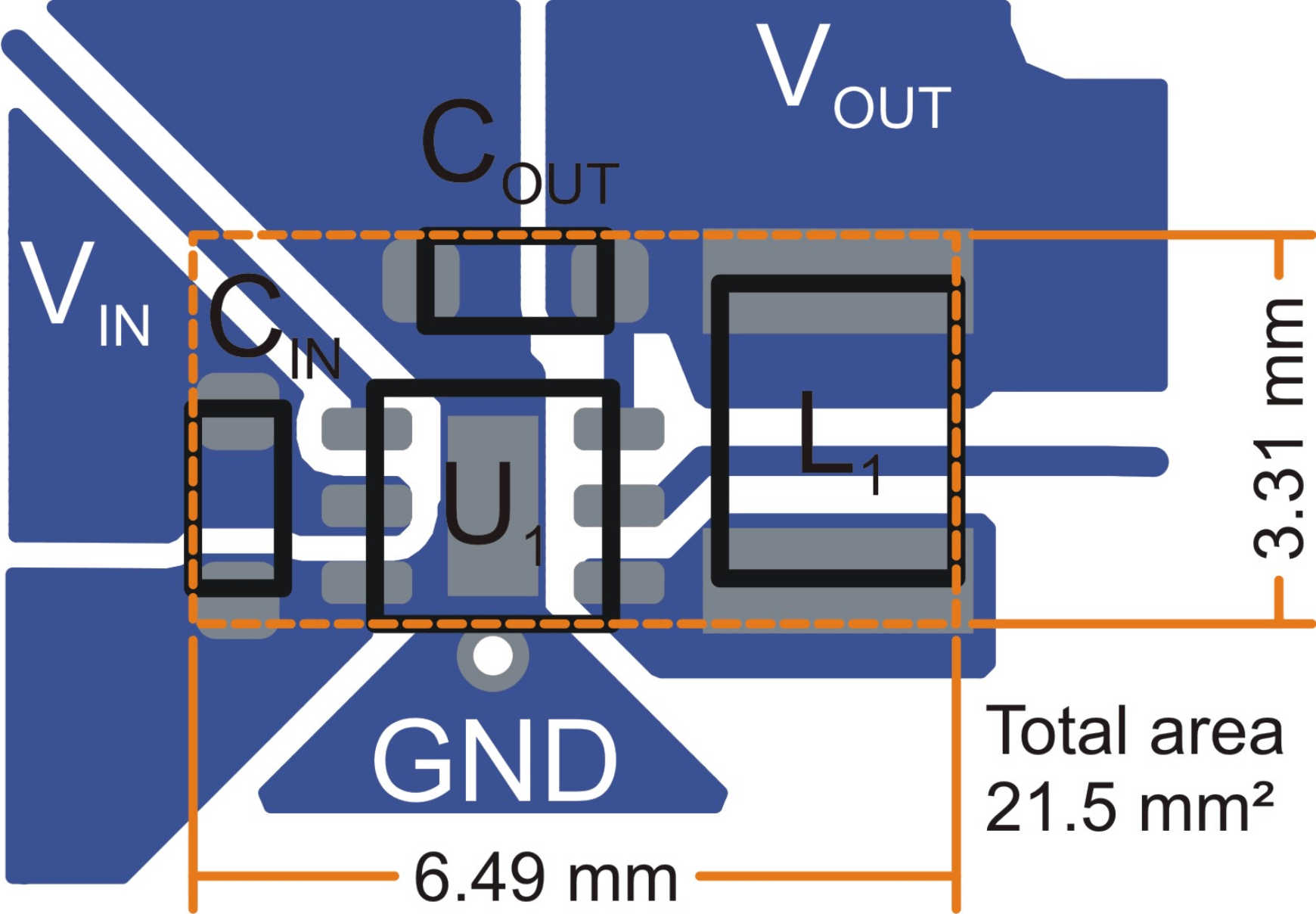 TPS62240 TPS62242 TPS62243 layout_lvs763.gif