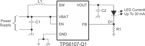 TPS61071-Q1 ai_white_led_lvs510.gif