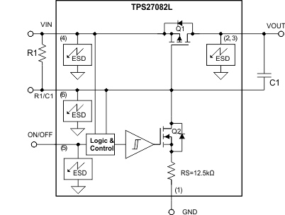 TPS27082L Simplified Schematic TPS27082L typ_lvsbr5.gif