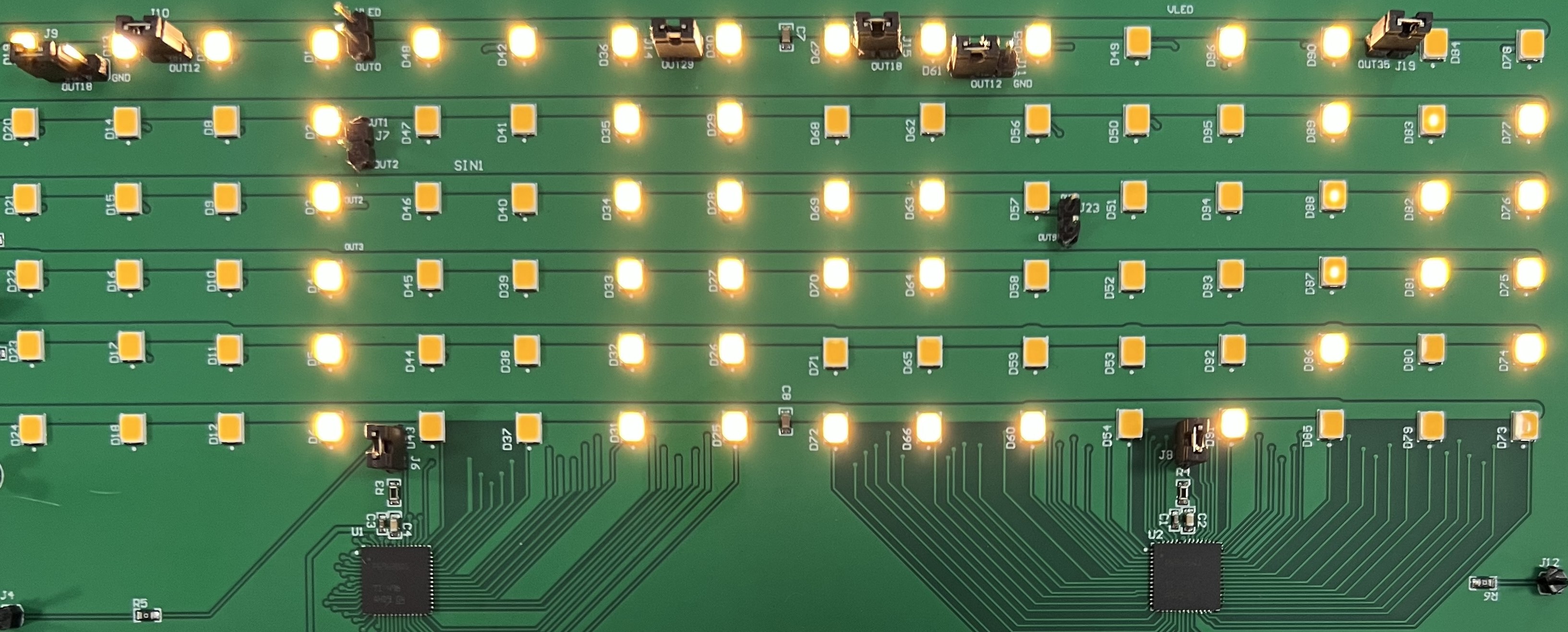  Example Demo of TLC69628Q1EVM