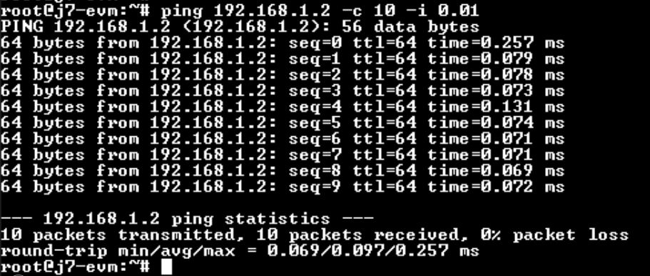  成功的 Ping 結(jié)果