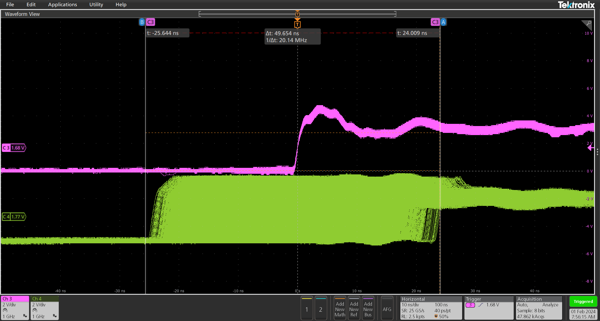  使用本地 250MHz 時(shí)鐘并禁用固定延遲的 DP83TC818 PPS 同步