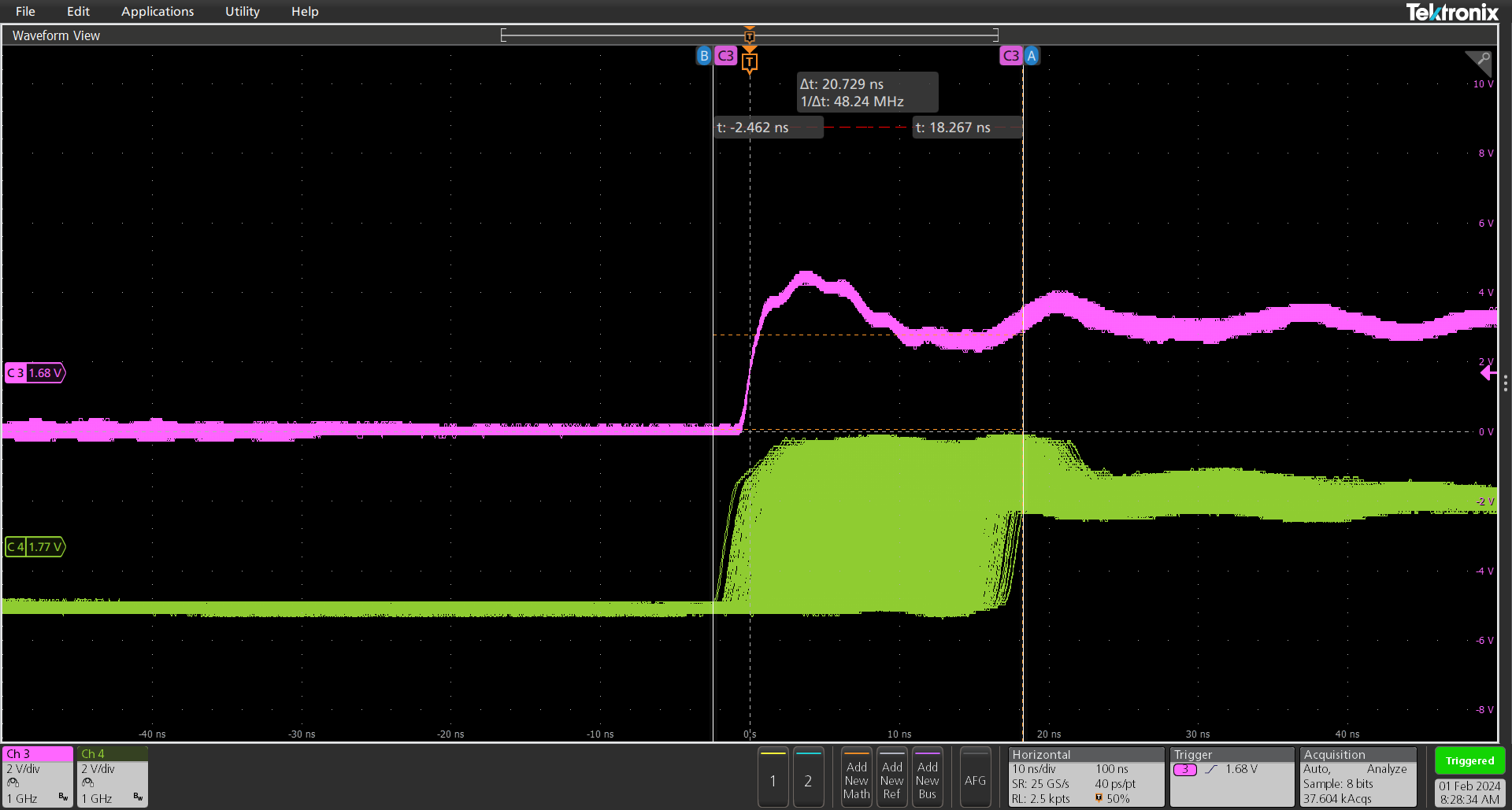  使用本地 250MHz 時(shí)鐘并啟用固定延遲的 DP83TC818 PPS 同步
