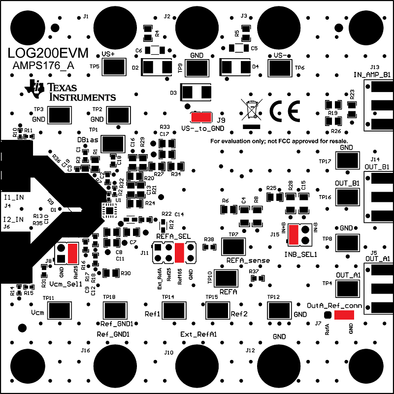  LOG200EVM 跳線設(shè)置
