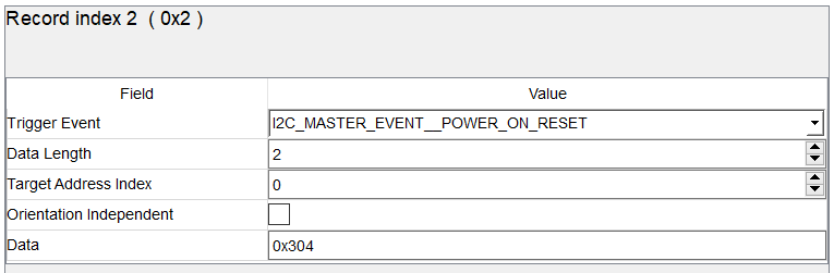  寄存器 0x04 上的上電復(fù)位事件