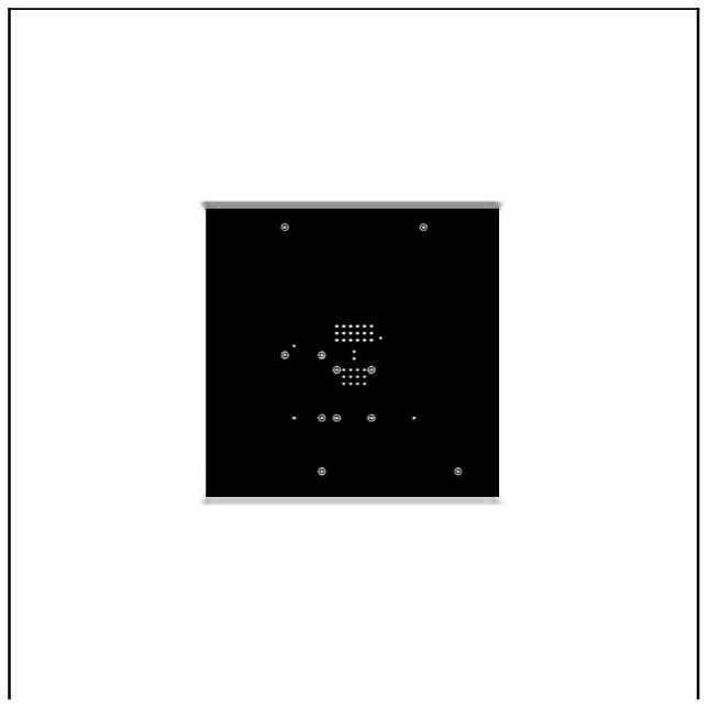  TPS745 (WSON) 熱增強(qiáng)型布局底層