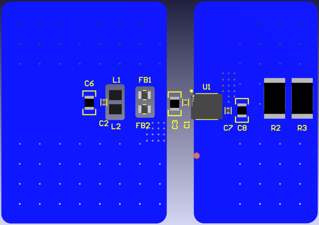  法拉第屏蔽層的 2D 視圖