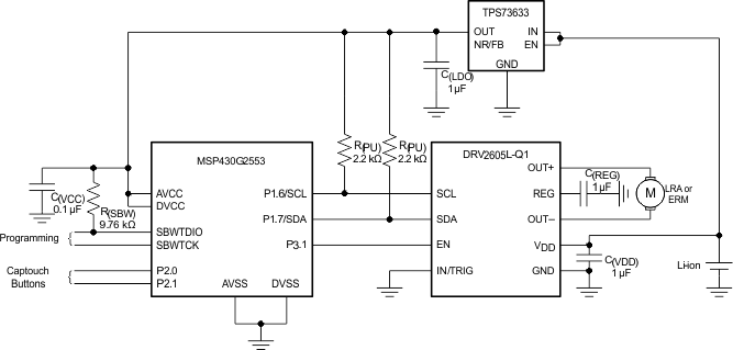 DRV2605L-Q1 appSchematic_slos874.gif