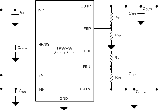 TPS7A39 可調(diào)節(jié)運(yùn)行