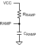 LM25576-Q1 VOUT > 7.5V 時(shí)，RRAMP 連接 VCC