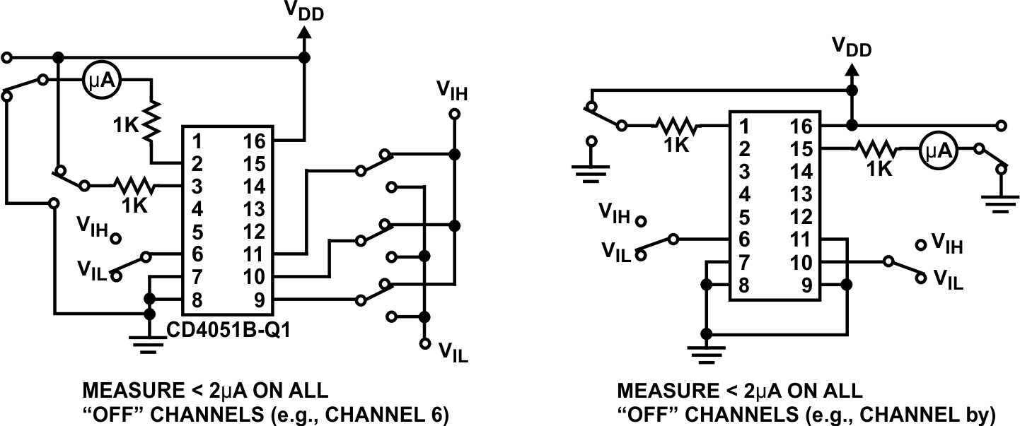 CD4051B-Q1 輸入電壓測(cè)試電路（抗噪）