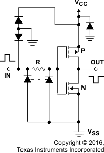 CD4049UB CD4050B CD4049UB 的原理圖
