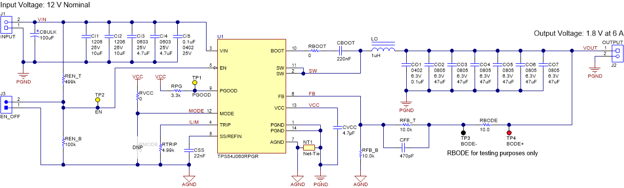 TPS54J060 應(yīng)用電路圖