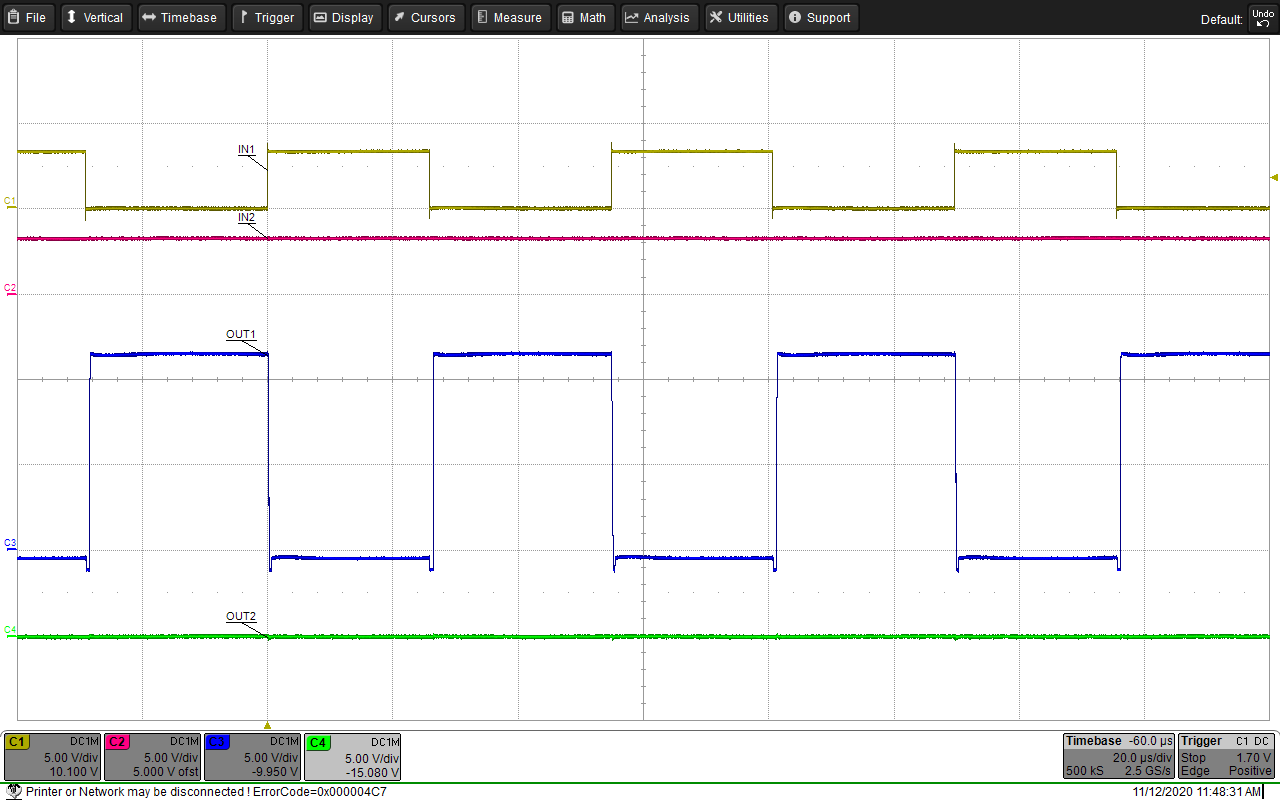 具有 50% 占空比、INx 和 OUTx 電壓的電機(jī)的 PWM 驅(qū)動 GUID-20201112-CA0I-MVB9-FRW6-MPDTWB7KMRCP-low.png