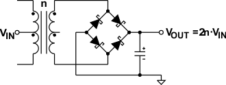 Bridge Rectifier Without Center-Tapped Secondary Performs Voltage Doubling GUID-C082A093-243F-4FA5-A14D-89E165434355-low.gif