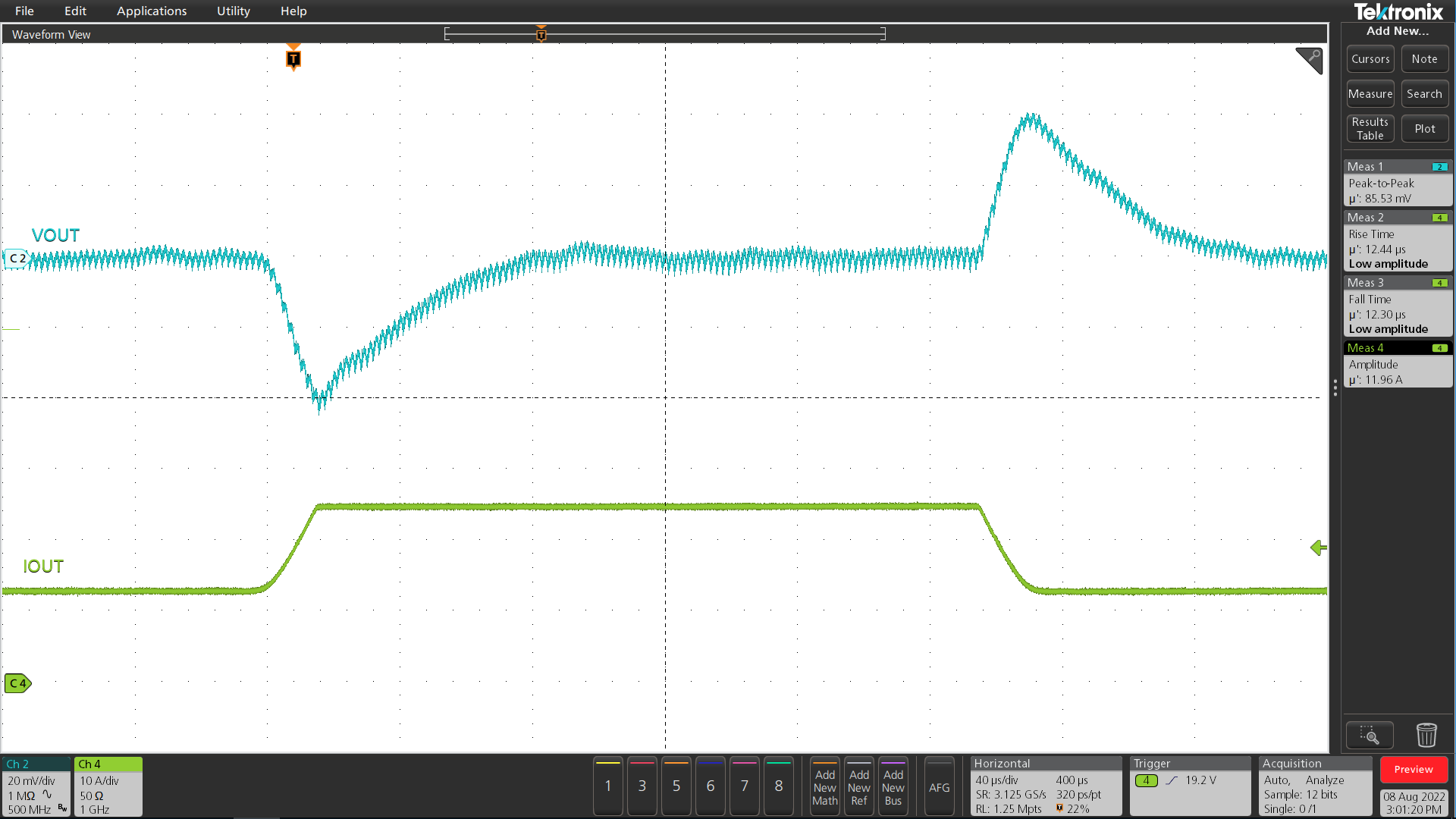TPSM8D6B24 Load Transient Response GUID-20220813-SS0I-VGXT-W6QK-P8SQFJJNMT3D-low.png