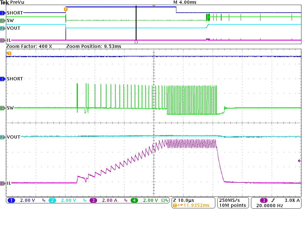 TPSM828301 TPSM828302 TPSM828303 斷續(xù)短路保護(hù)（放大 - 第二個(gè)斷續(xù)）