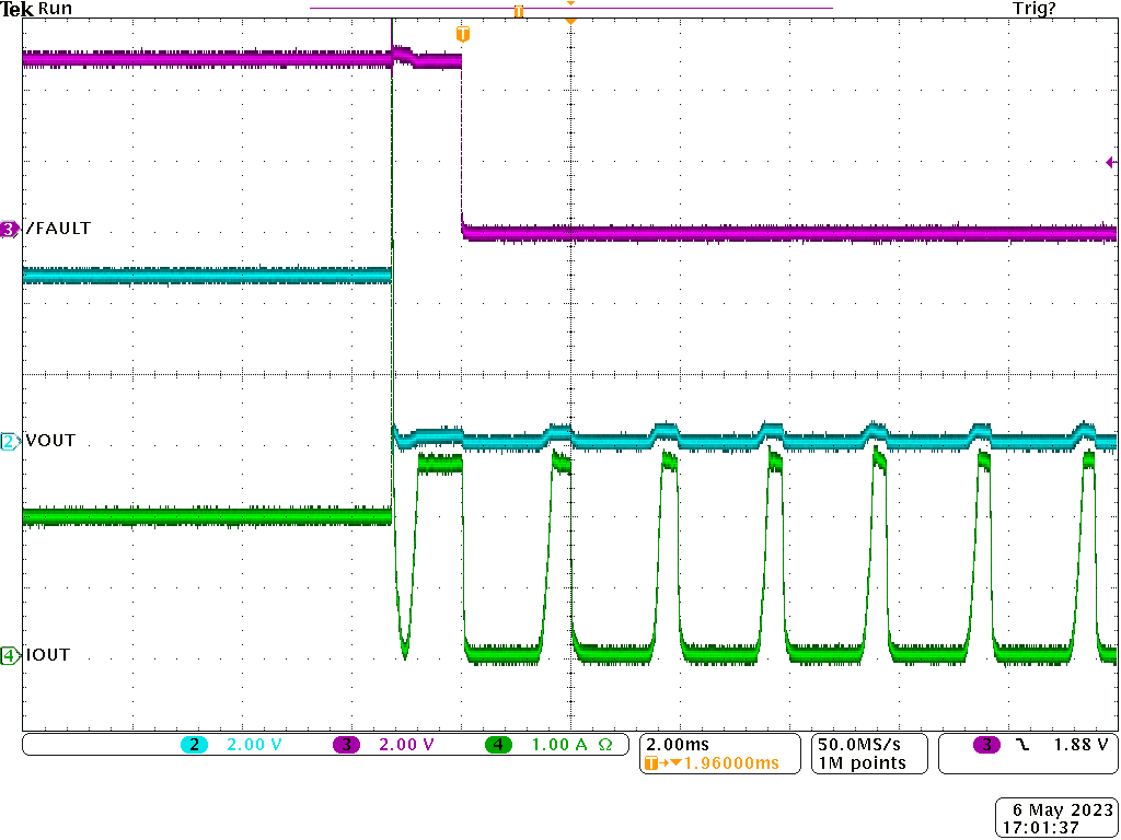 TPS2000E TPS2001E TPS2068E TPS2069E TPS2001E 滿載至輸出短路