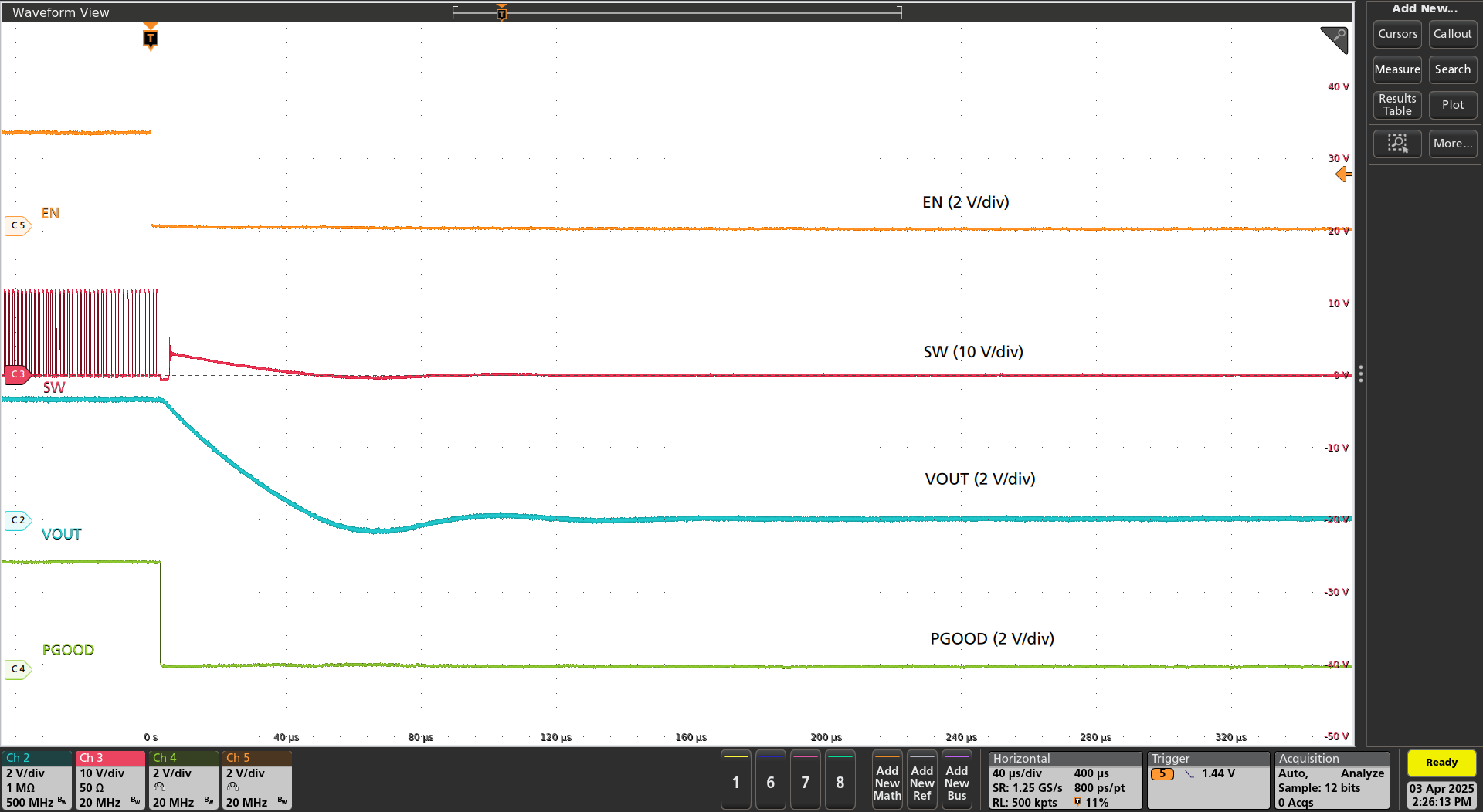 TPS548B23 通過 EN 關(guān)斷