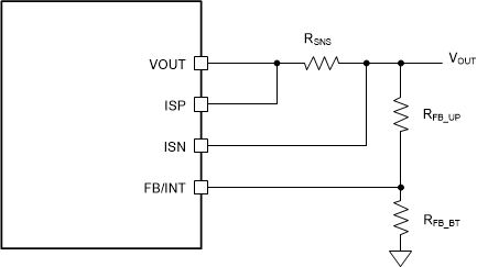 TPS55287-Q1 由外部電阻分壓器設(shè)置輸出電壓