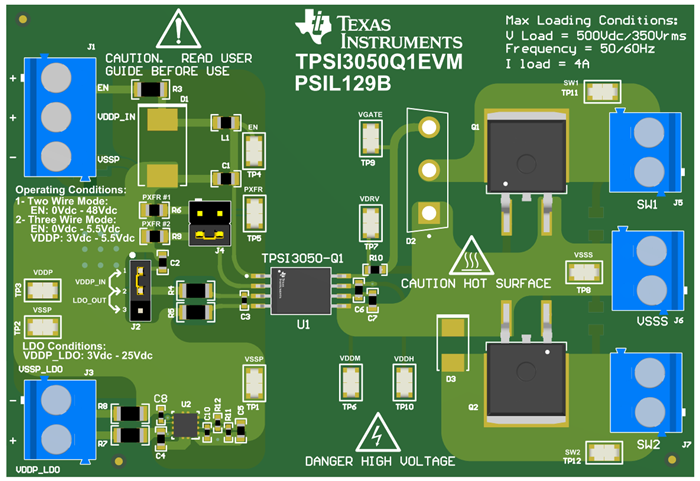 TPSI3050M 3D PCB 視圖