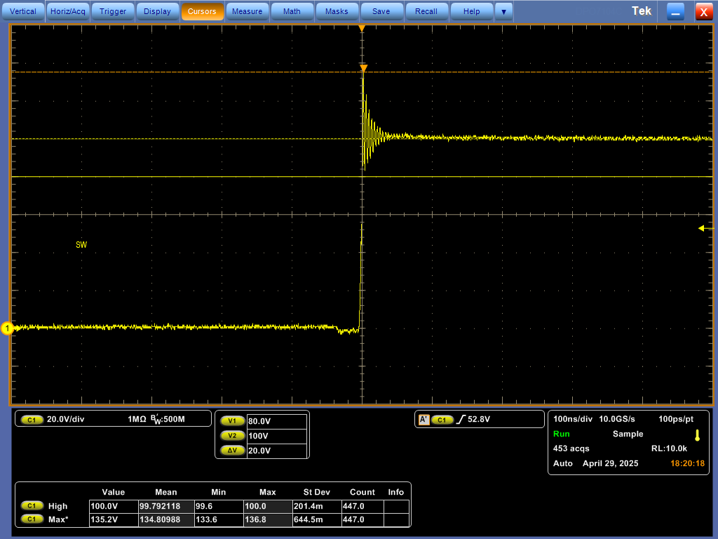TPS7H6101-SEP 開(kāi)關(guān)節(jié)點(diǎn)上升轉(zhuǎn)換