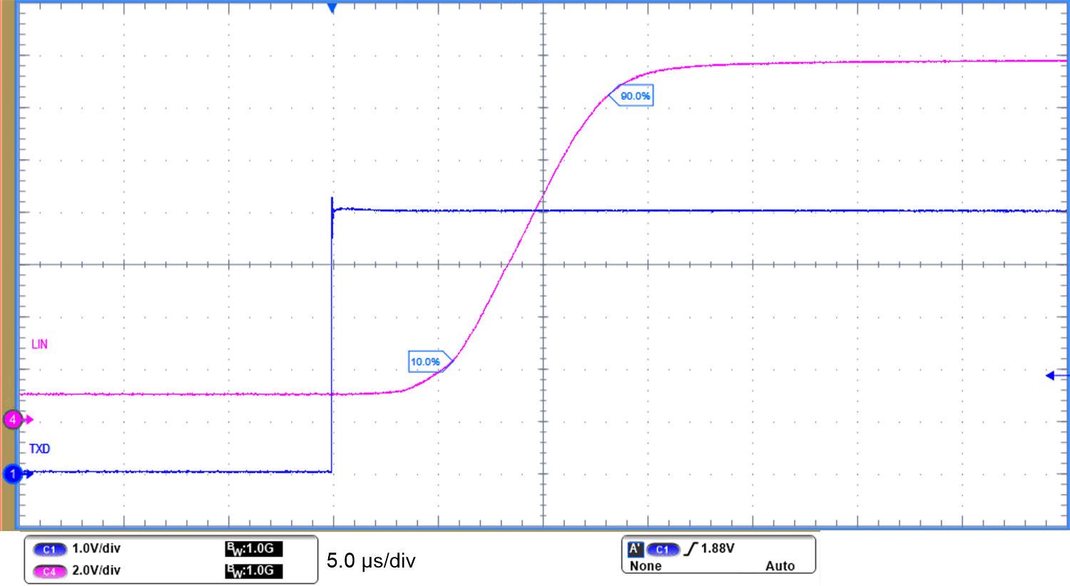 TLIN4029A-Q1 顯性至隱性傳播