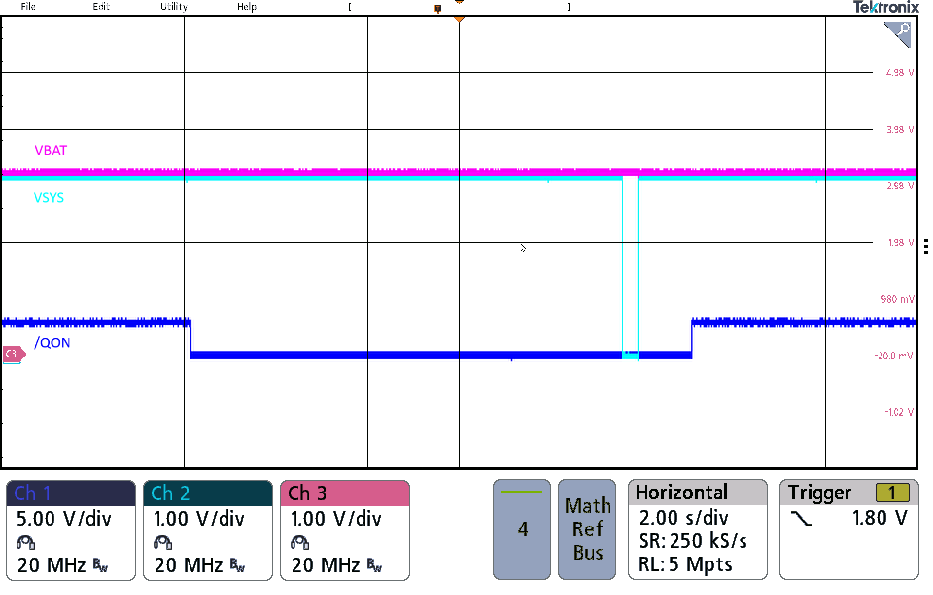 BQ25630 通過 QON 進行系統(tǒng)復位