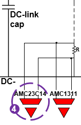  直流鏈路過壓和欠壓檢測。