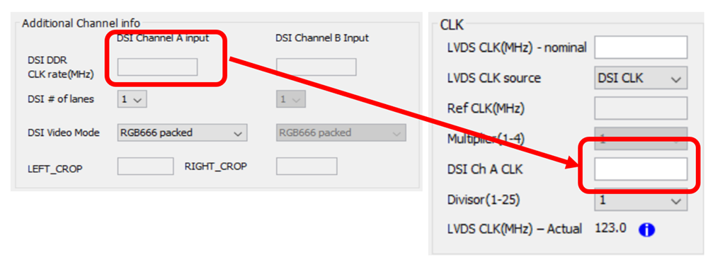  Additional Channel
                            Info輸入