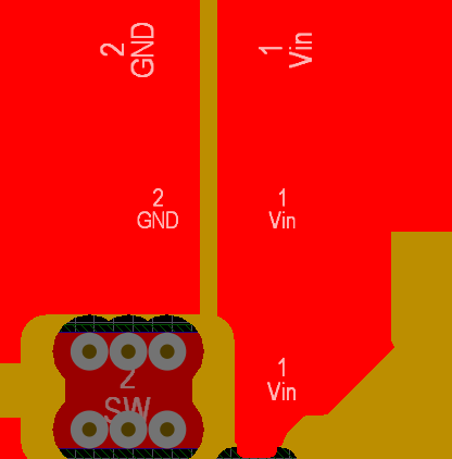  TPSM863252EVM對于關(guān)鍵回路①的優(yōu)化