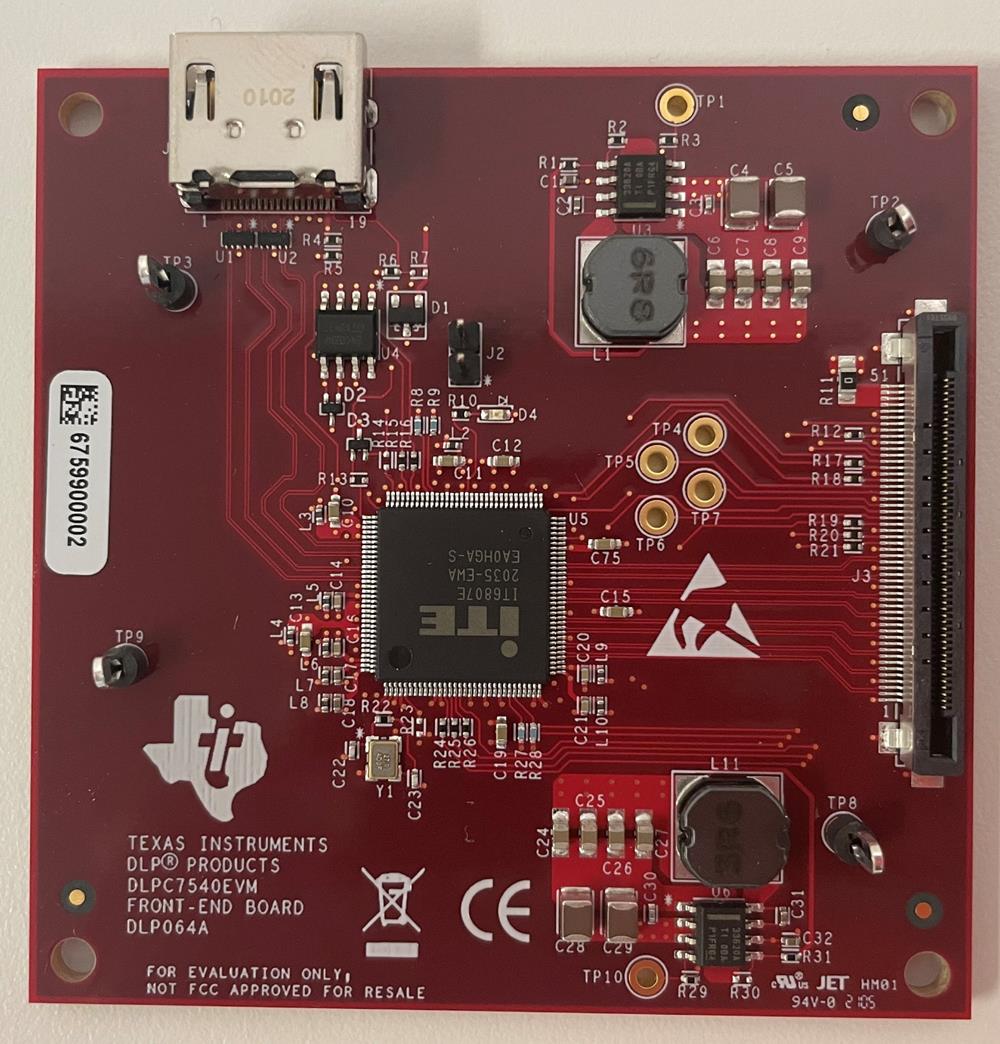 DLPC7540EVM DLPC7540EVM 前端電路板