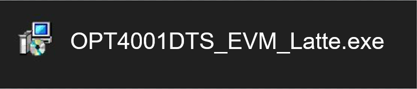 OPTEVM OPT3004DTSEVM 軟件安裝文件