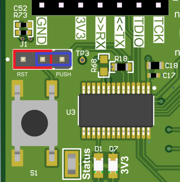 DRV8243S-Q1EVM, DRV8243H-Q1EVM, DRV8244S-Q1EVM, DRV8244H-Q1EVM, DRV8245S-Q1EVM MCU 復(fù)位和用戶按鈕