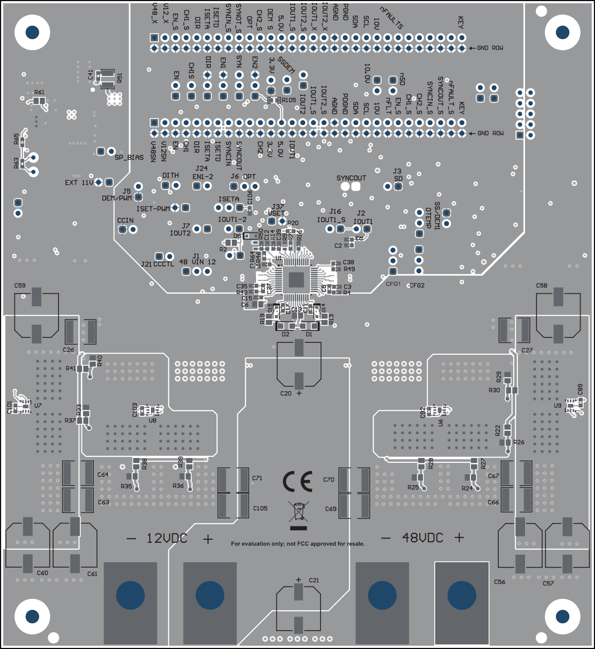 LM5171-Q1 EVM 底層絲印