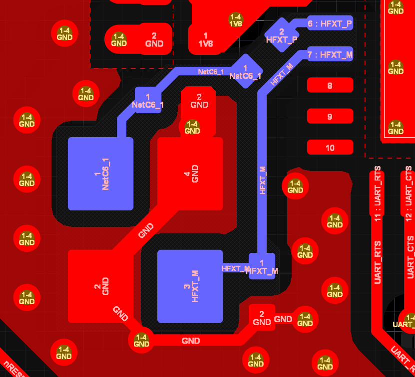 M2-CC3351 CC3351MOD CC3351 CC3301MOD CC3301 CC3300MOD CC3300 BP-CC3351 來自 BP-CC3351 的 40MHz XTAL