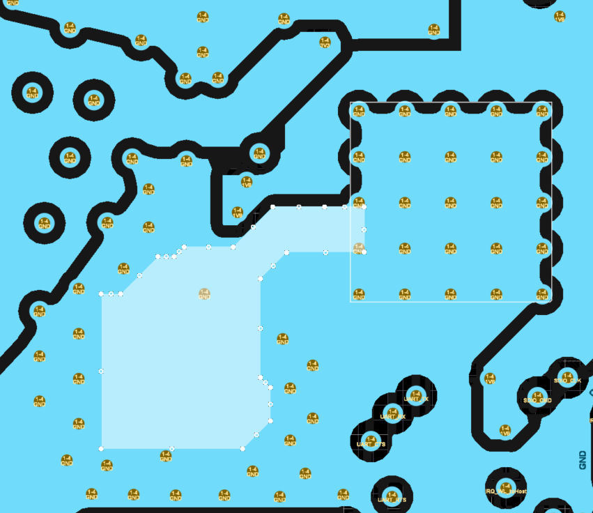 M2-CC3351 CC3351MOD CC3351 CC3301MOD CC3301 CC3300MOD CC3300 BP-CC3351 XTAL 切口下的層的參考布局