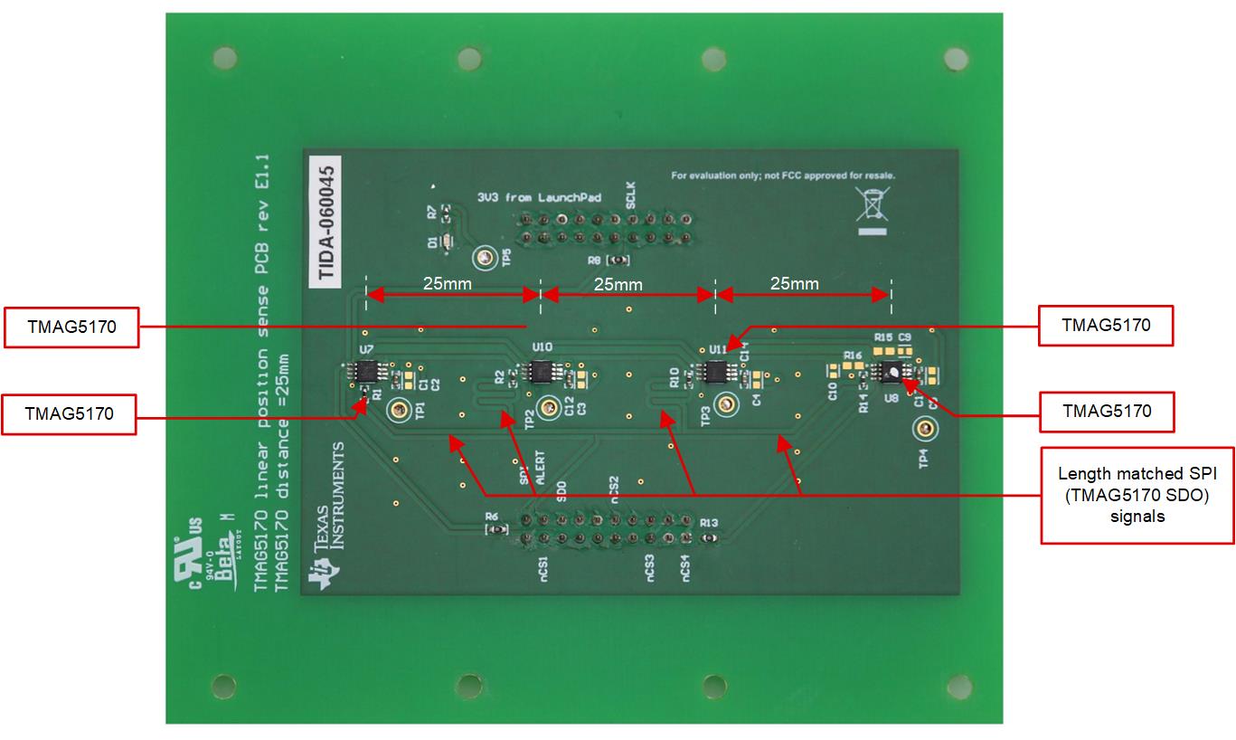 TIDA-060045 PCB 頂視圖