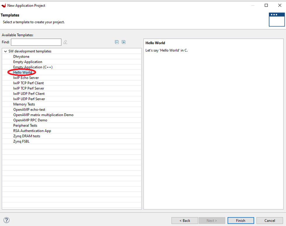 AFE7920 選擇模板