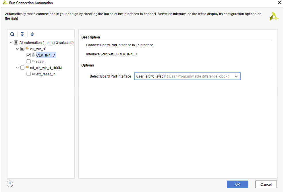AFE7920 為 Microblaze 選擇 CLKIN