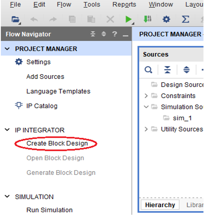 AFE7920 創(chuàng)建塊設(shè)計
