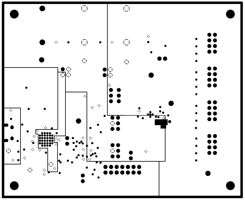 DAC80516EVM DAC80516EVM PCB 電源平面布局